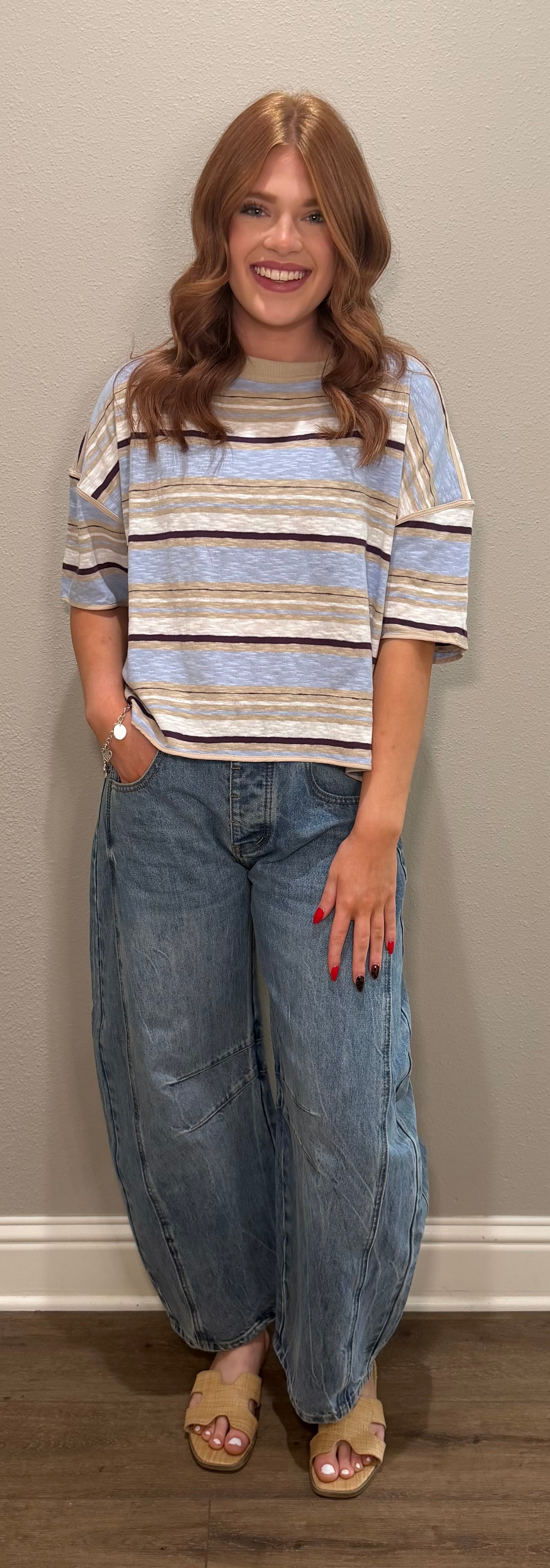 Mineral Washed Barrel Pants