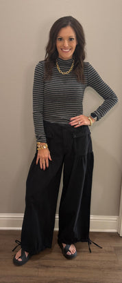 Black Bubble Pants