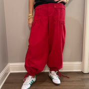 Red Bubble Pants