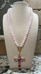 Crystal Cross Charm - 7 COLOR WAYS