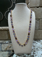 30" Rhinestone Linked Necklaces - 3 COLORS