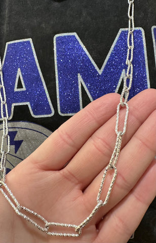 Link Silver Chain Link Necklace
