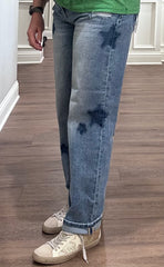 Risen Star Boyfriend Jeans w/ Cuff