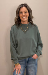 Sage Leaf Silky Soft Modal Basic Top