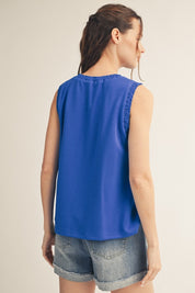 Smocked Edge Luxe Tank Tops - 4 COLORS!