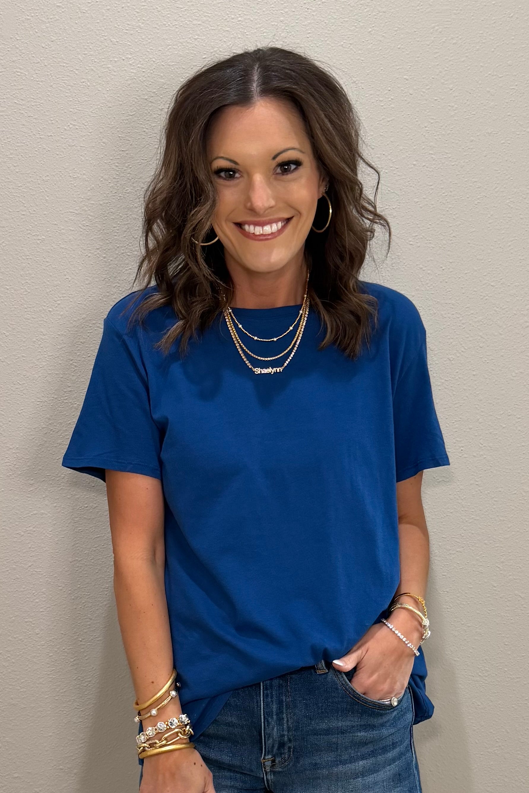 Basic Cotton Short Sleeve Boyfriend Tee - 9 COLORS