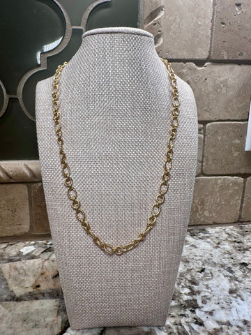 Gold Chain Necklace w/ Magnetic Closure - STYLE 7