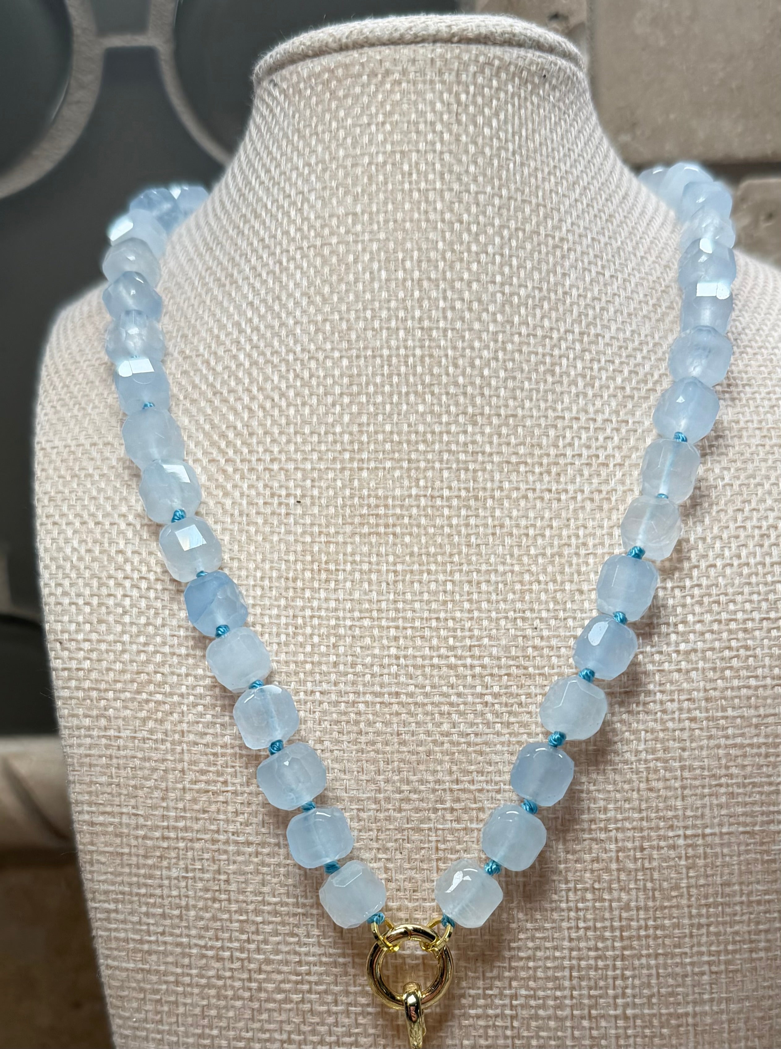 Cube Beaded Necklaces - 6 COLORS