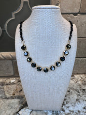 Crystal Necklaces w/ Beaded Accents - 7 Colors