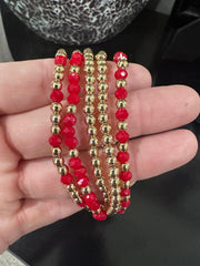 Beaded Bracelet Sets - several color options