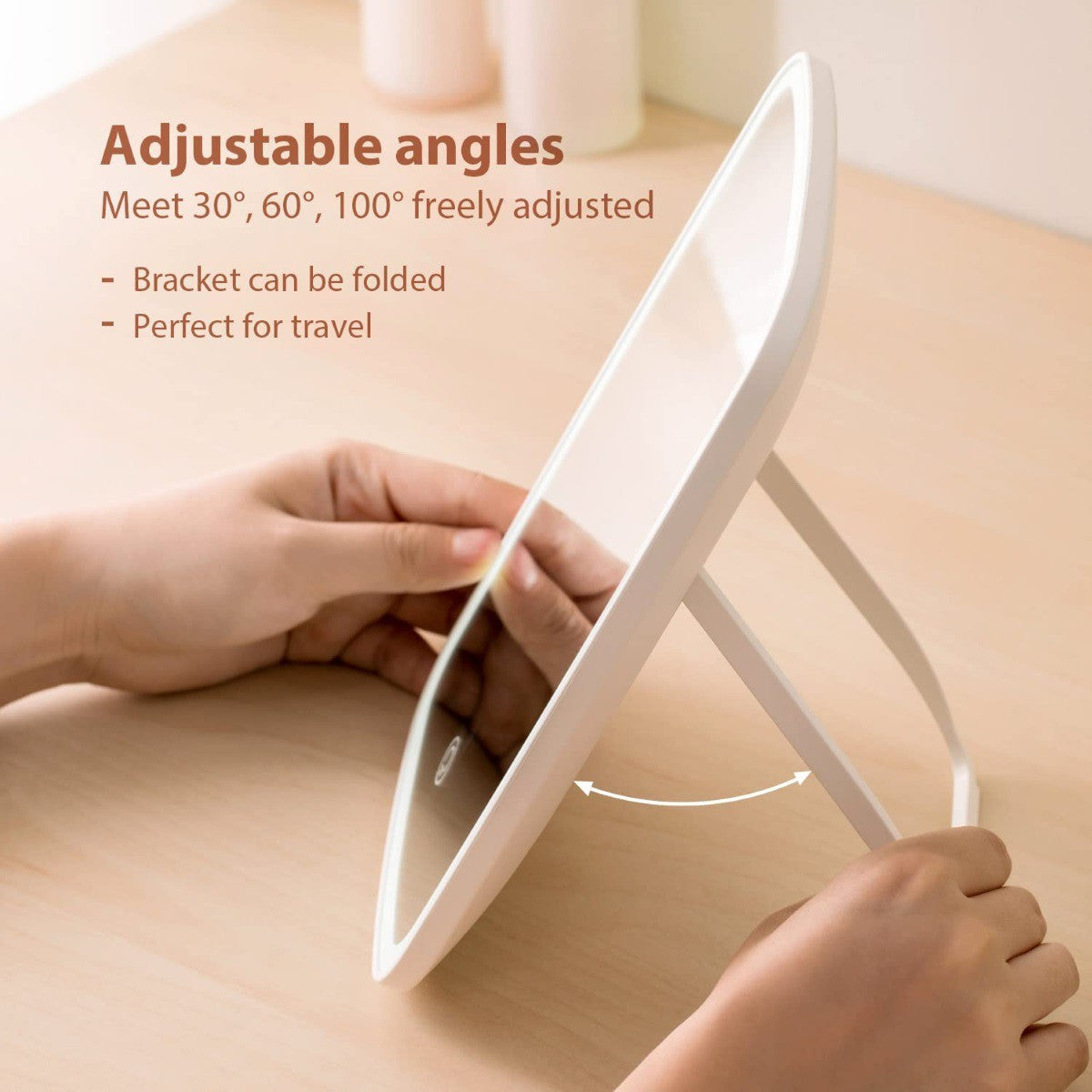 Portable Desktop LED Makeup Mirror