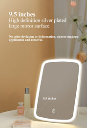 Portable Desktop LED Makeup Mirror