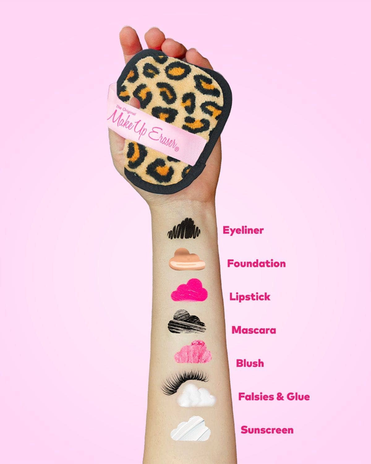 Leopard 7-Day Makeup Eraser Set
