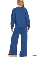 Scuba Crewneck Lounge Set - 2 COLORS