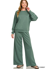 Scuba Crewneck Lounge Set - 2 COLORS