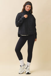 Solid Puffer Jacket - 2 COLORS
