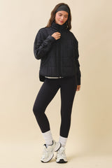 Solid Puffer Jacket - 2 COLORS