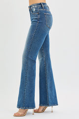 Risen High Rise Flare Jean w/ Tummy Control