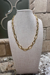 Gold Chain Necklace w/ Magnetic Closure - STYLE 6