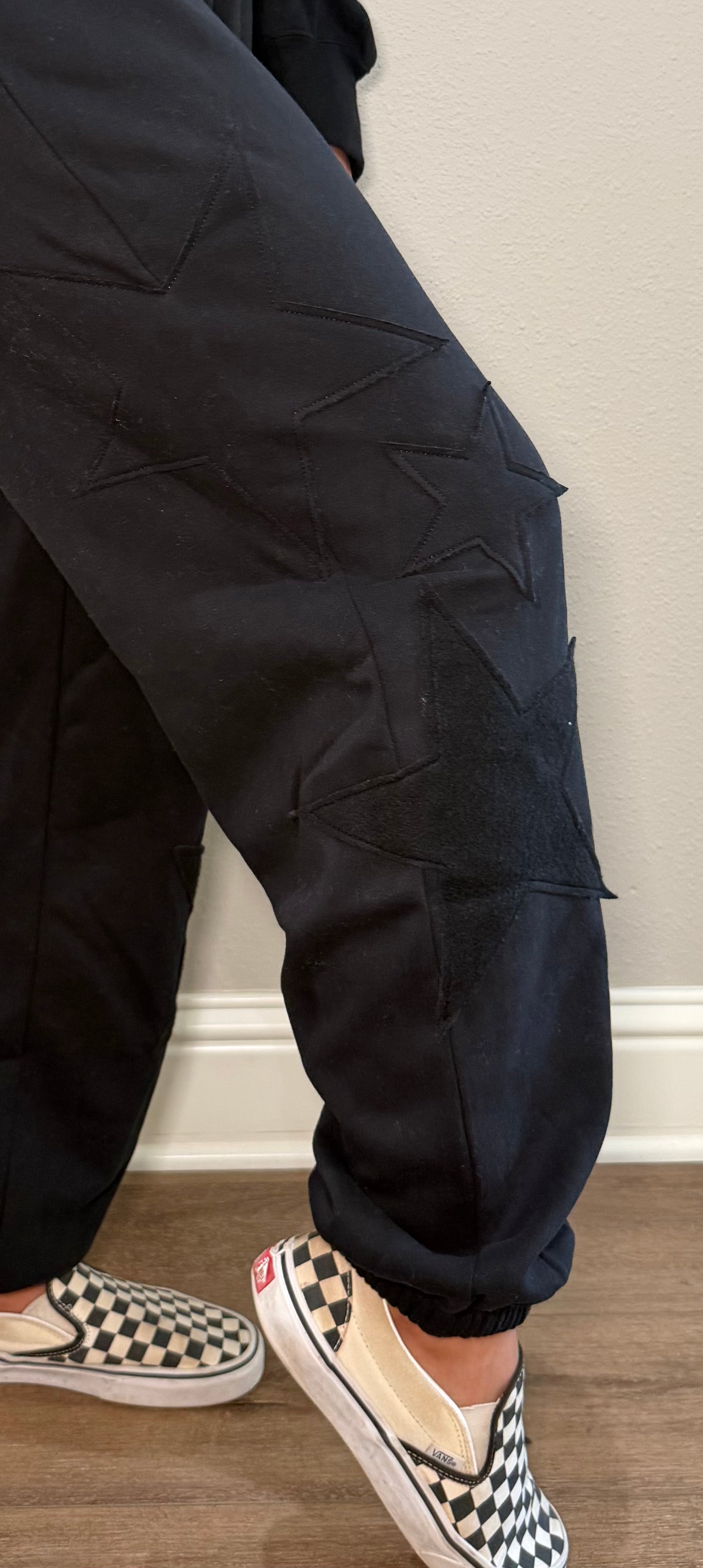 Black Stars Sweat Jogger Set
