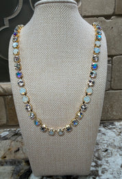 30" Rhinestone Linked Necklaces - 3 COLORS