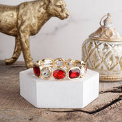 Statement Stretch Gemstone Bracelet - 6 COLOR WAYS