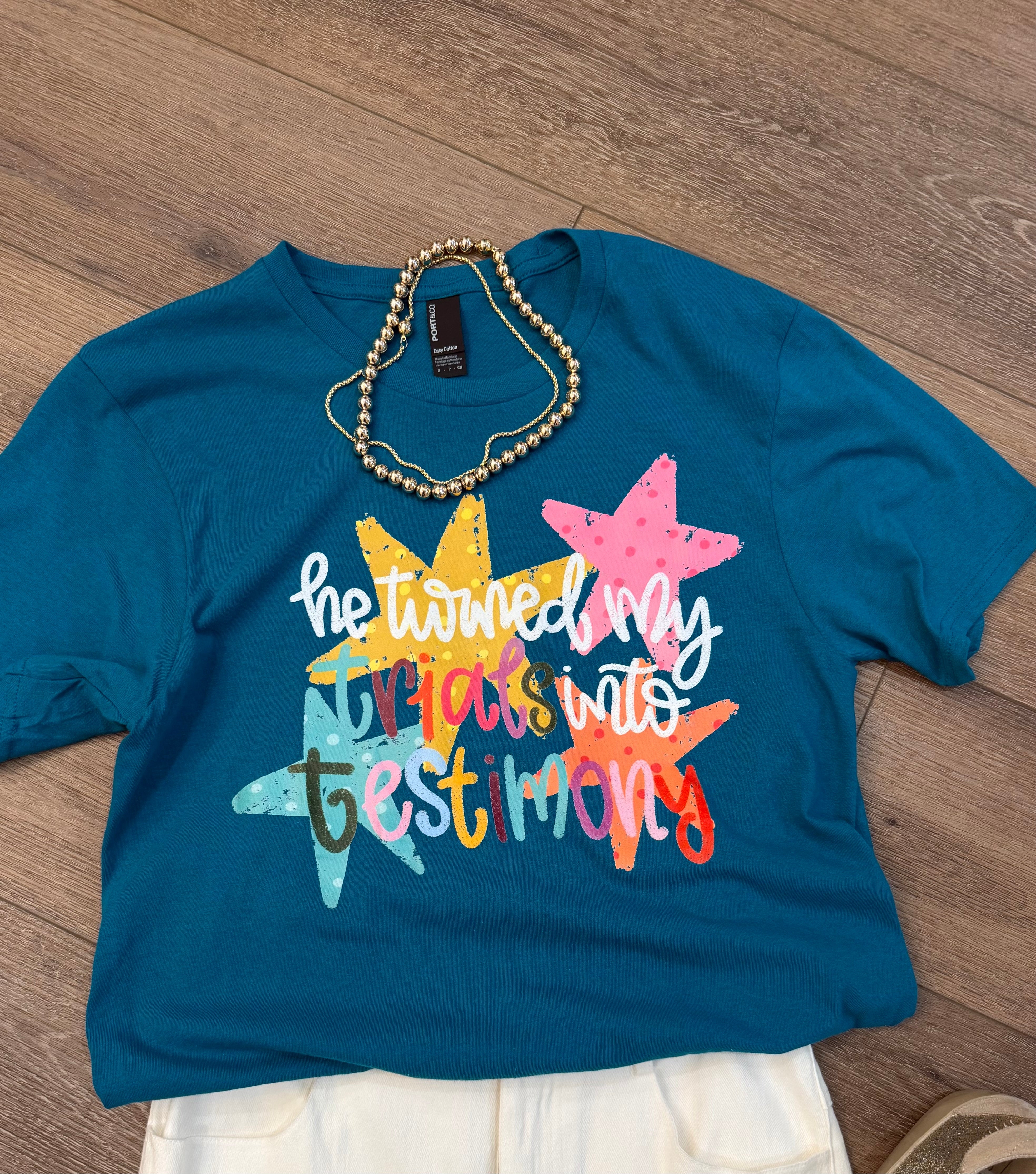 He Turned My Trials In To Testimony Tee