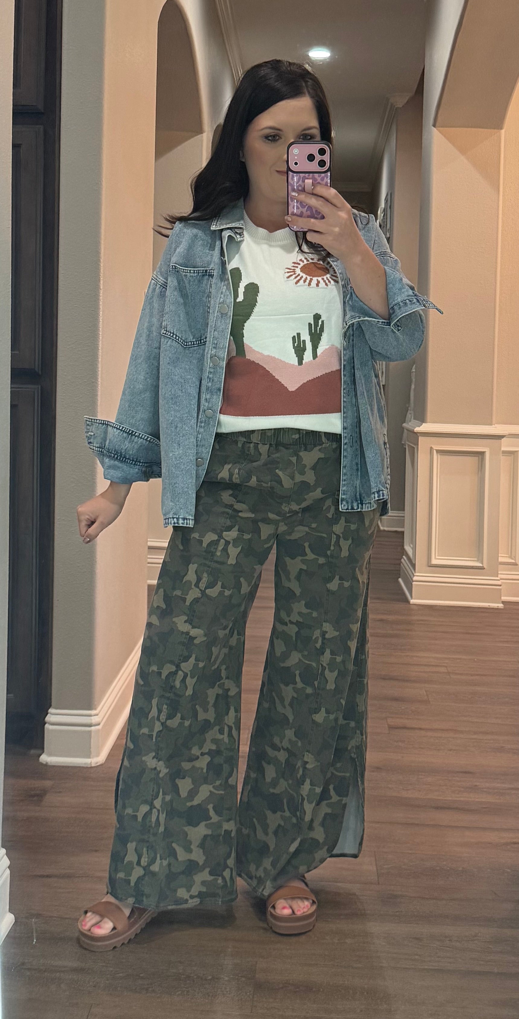 Camo Scoop Bottom Pant