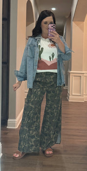 Camo Scoop Bottom Pant