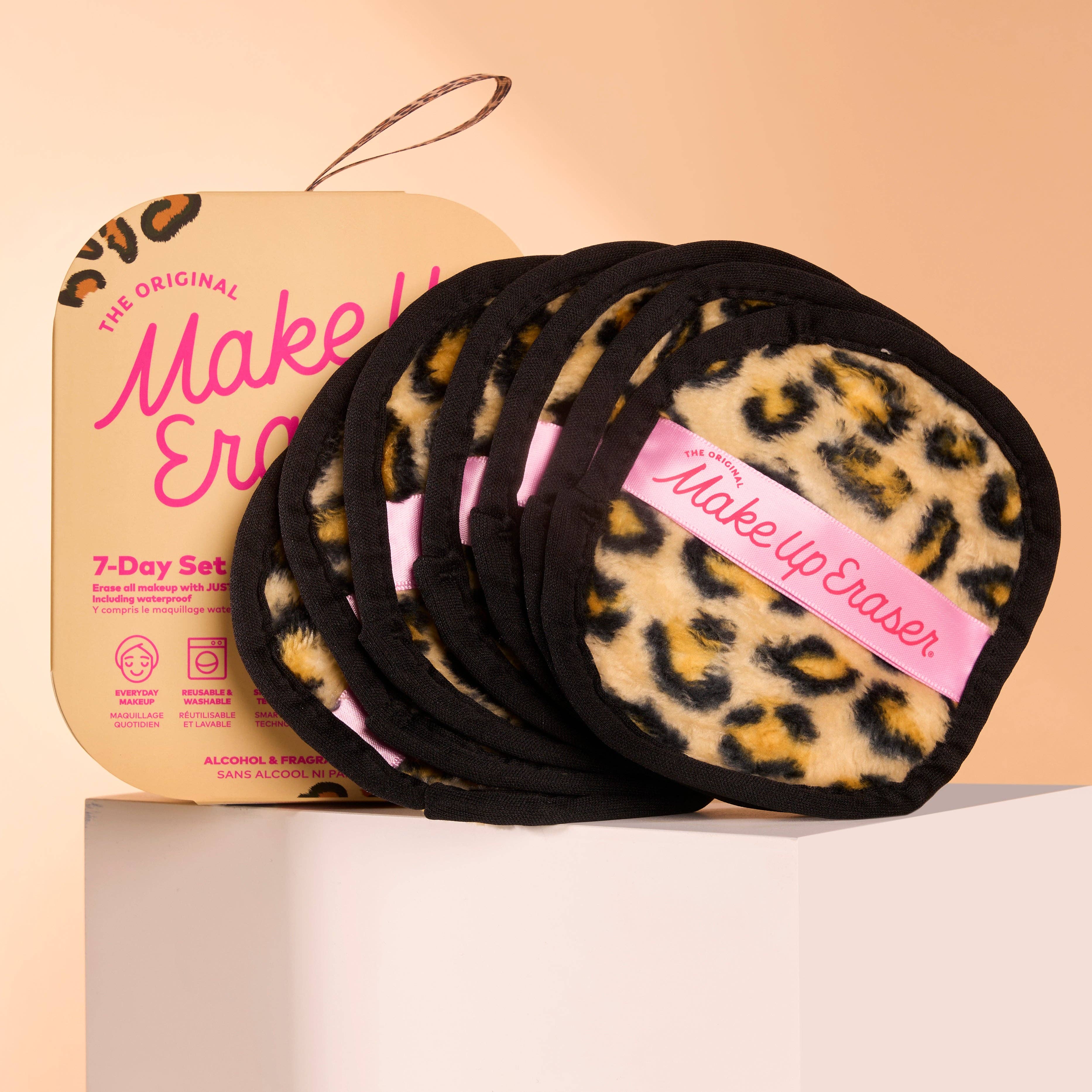 Leopard 7-Day Makeup Eraser Set