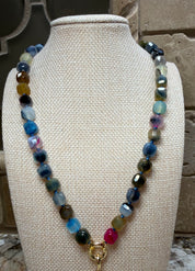Cube Beaded Necklaces - 6 COLORS