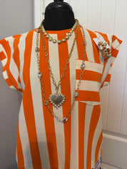 Long Gold Chains Necklace Stack