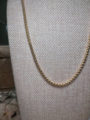 Gold Cable Chain Necklace w/ Magnetic Closure - STYLE 5