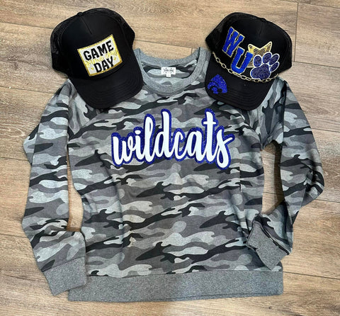 Camo Wildcat Sweatshirt
