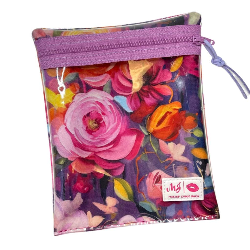 Multi-Use Clear Front Pouch Makeup Junkie Bag