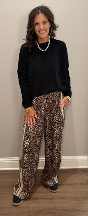 Black Lightweight Sweater Top