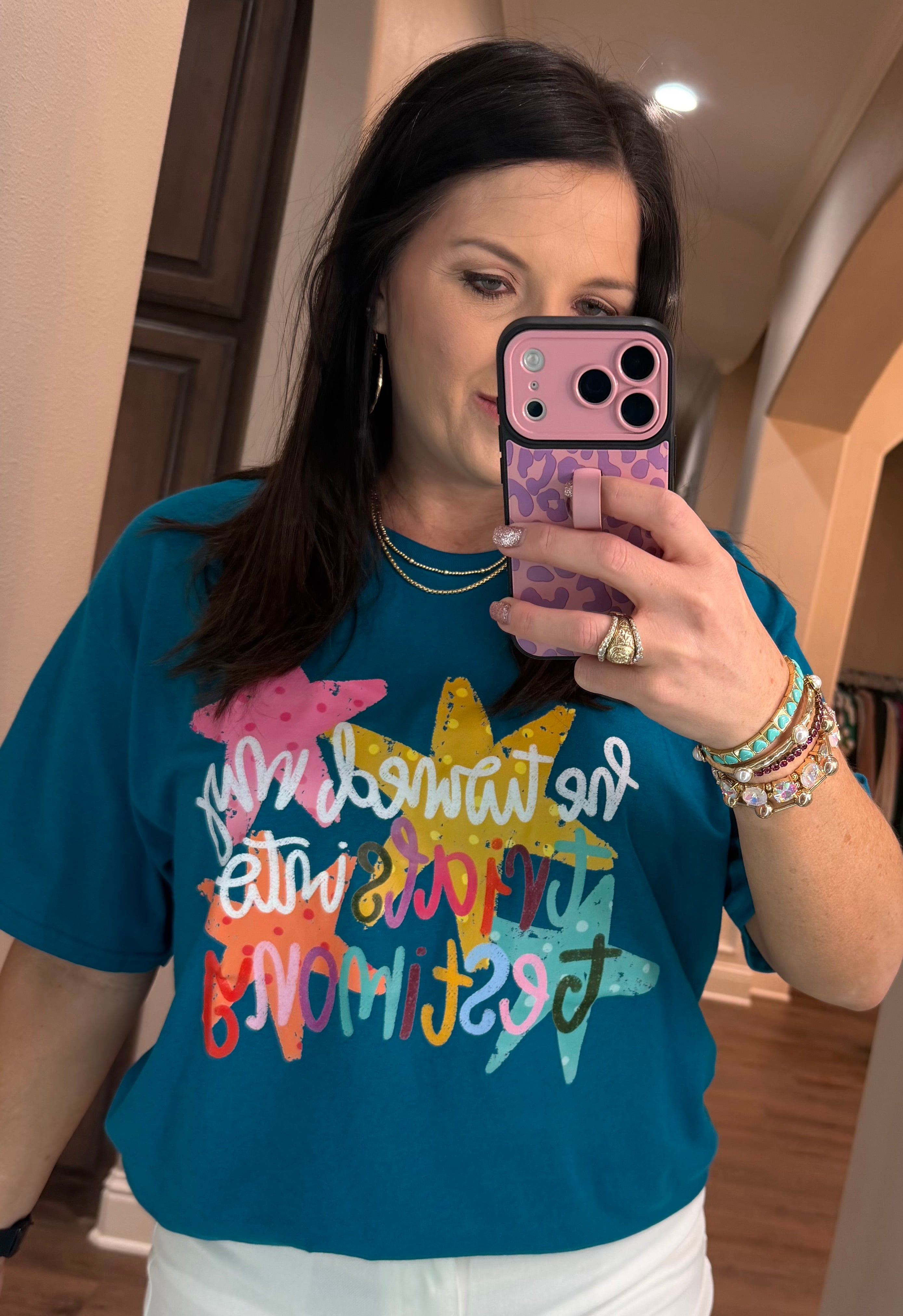 He Turned My Trials In To Testimony Tee