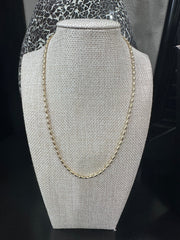 Gold Rice Beaded Necklace