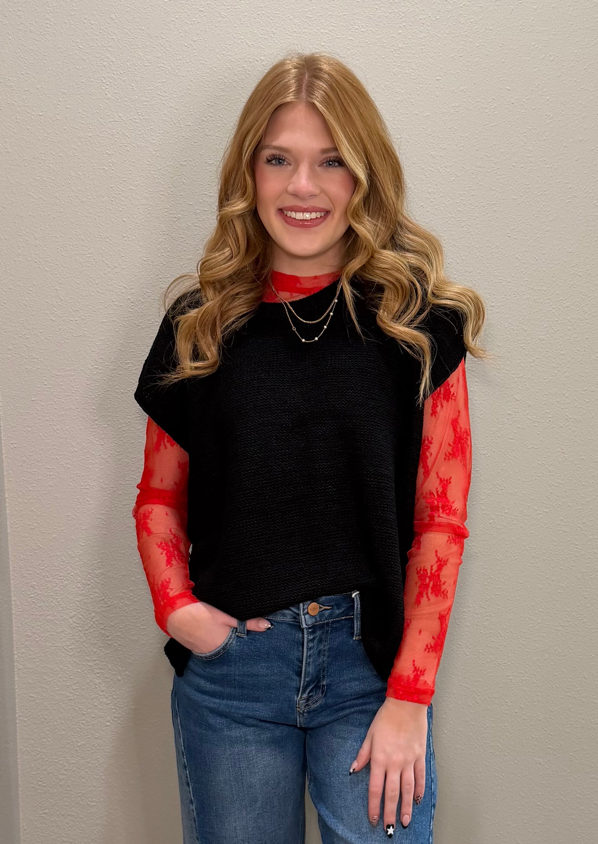 Lace Tops - 9 COLORS!