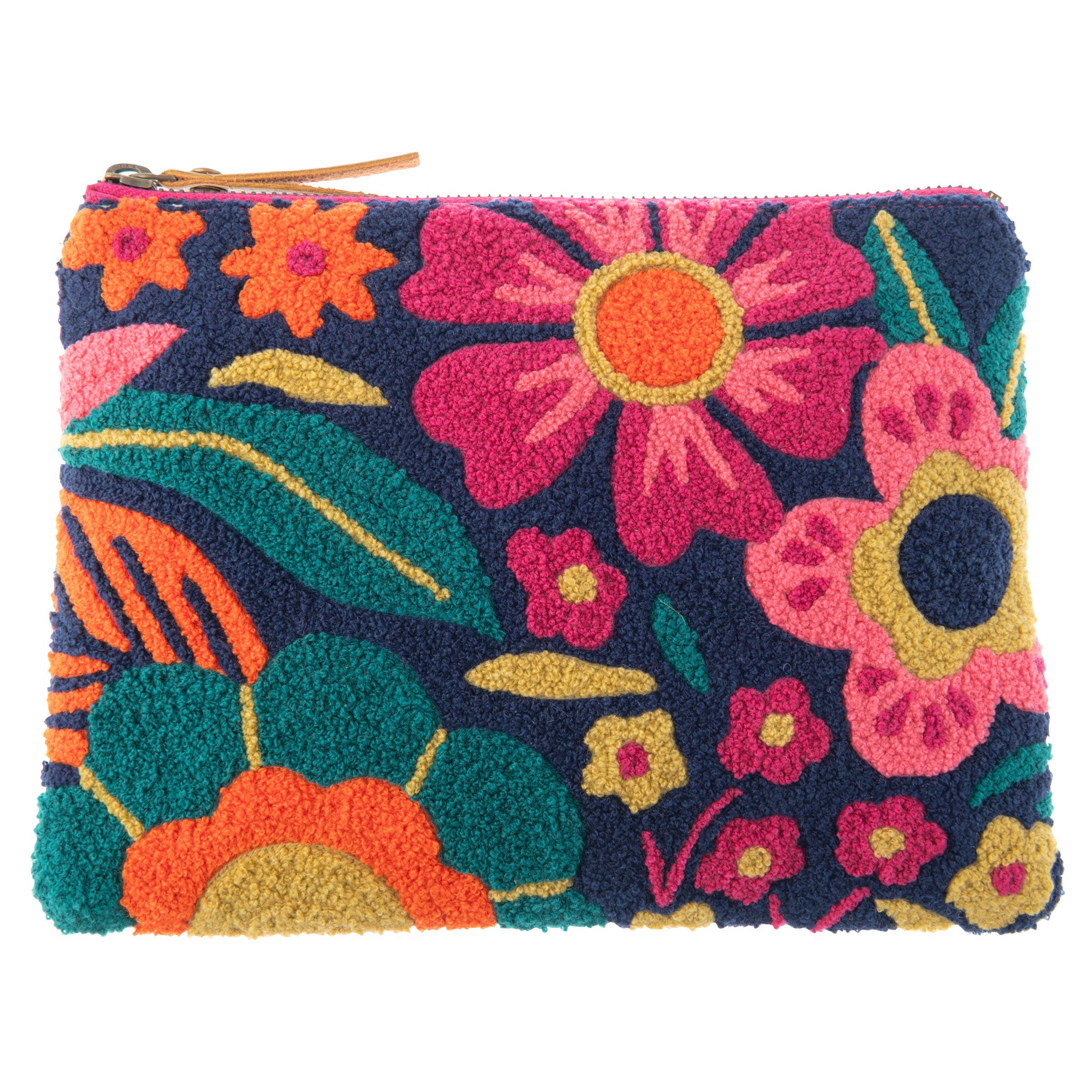 Retro Floral Embroidered Carry All Bag