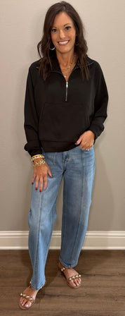 Scuba 1/2 Zip Pullover w/ Kangaroo Pocket -5 COLORS