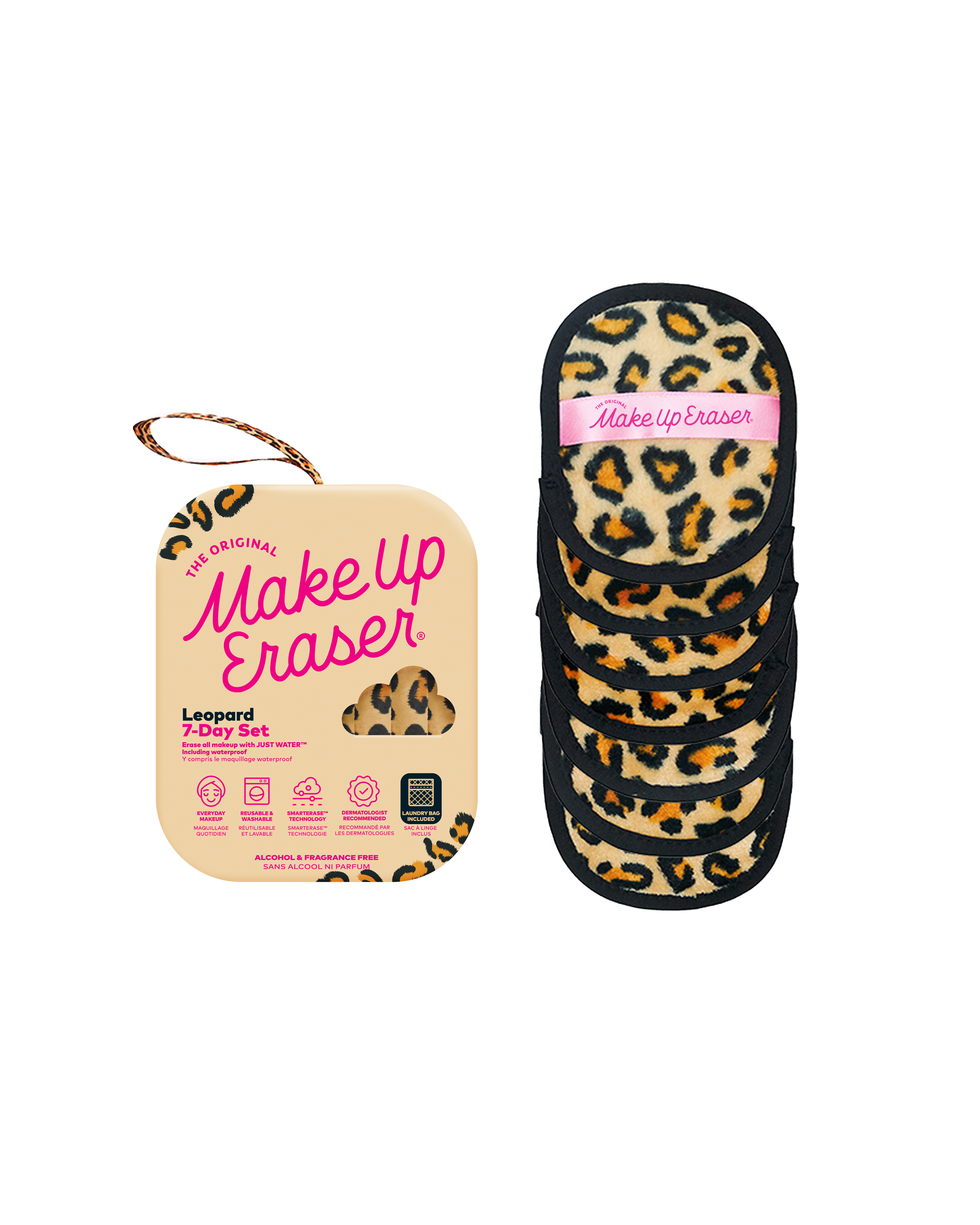 Leopard 7-Day Makeup Eraser Set