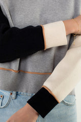 Colorblock THML Knit Top