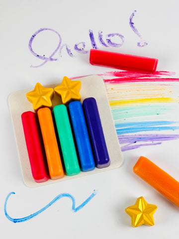 Rainbow Soap Crayons