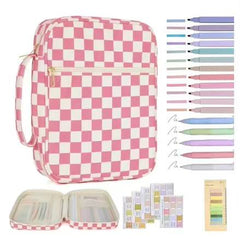 Checkered Bible Covers w/ Accessories - 3 COLORS