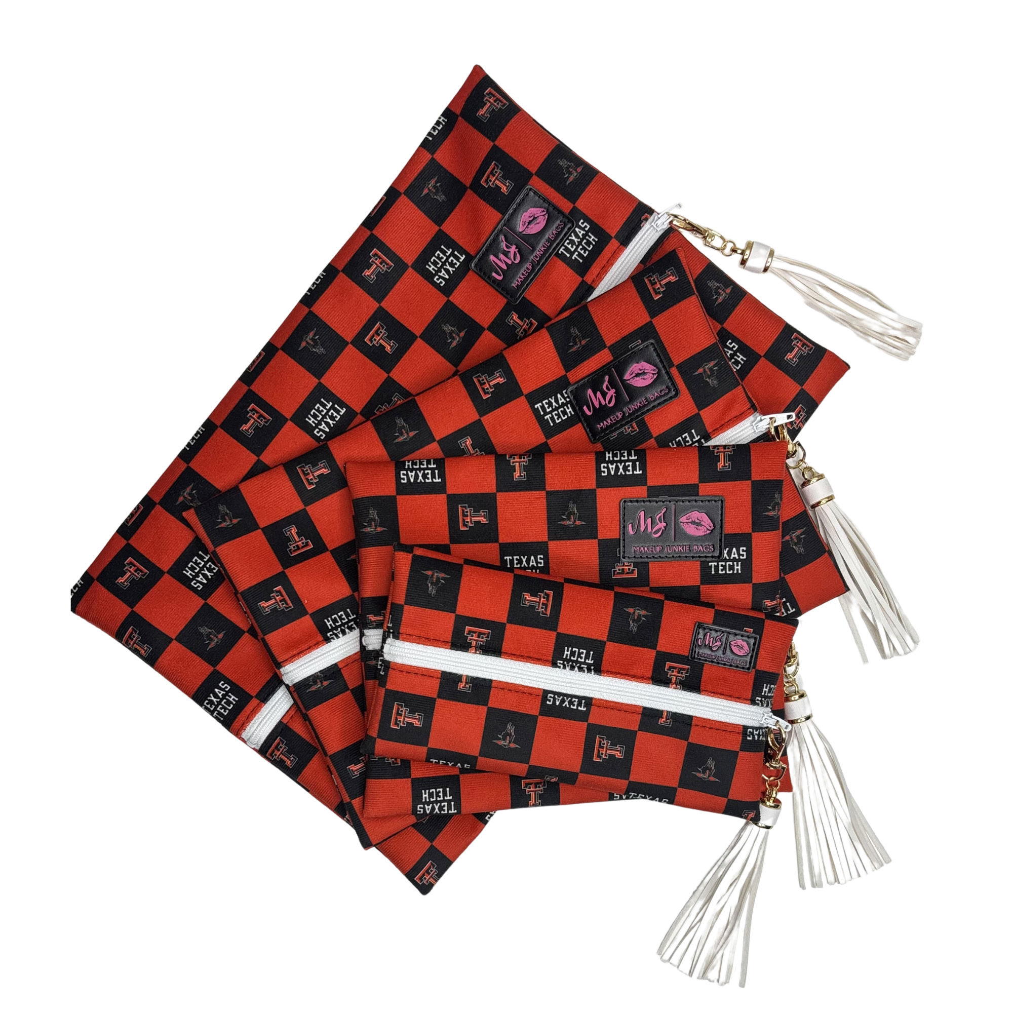 Texas Tech University-Wreck'em Tech! Makeup Junkie Bag