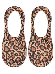 No-Show Socks - Leopard Print
