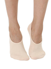 No-Show Liner Socks - Solid Beige / Nude