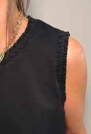 Smocked Edge Luxe Tank Tops - 3 COLORS!