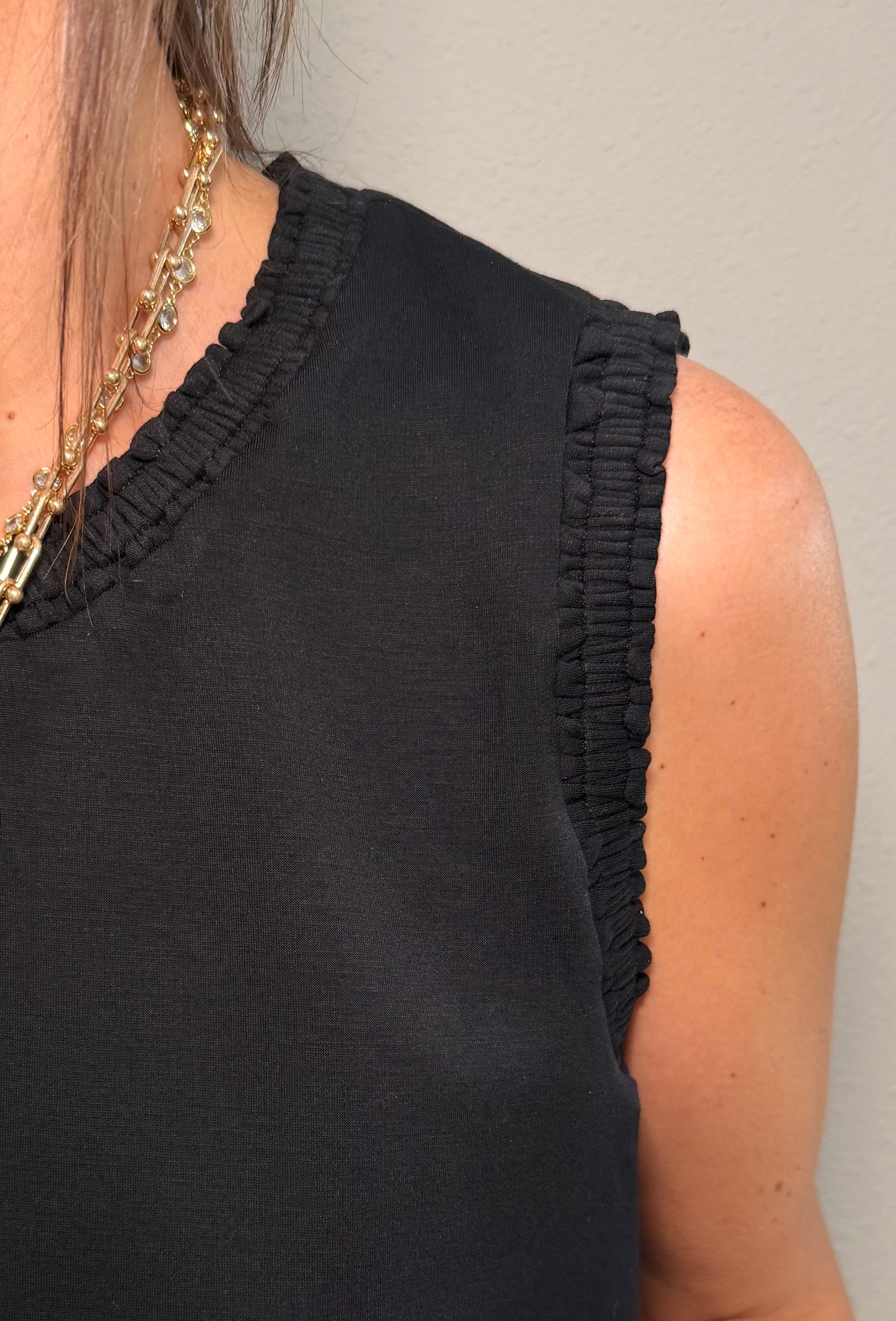 Smocked Edge Luxe Tank Tops - 3 COLORS!